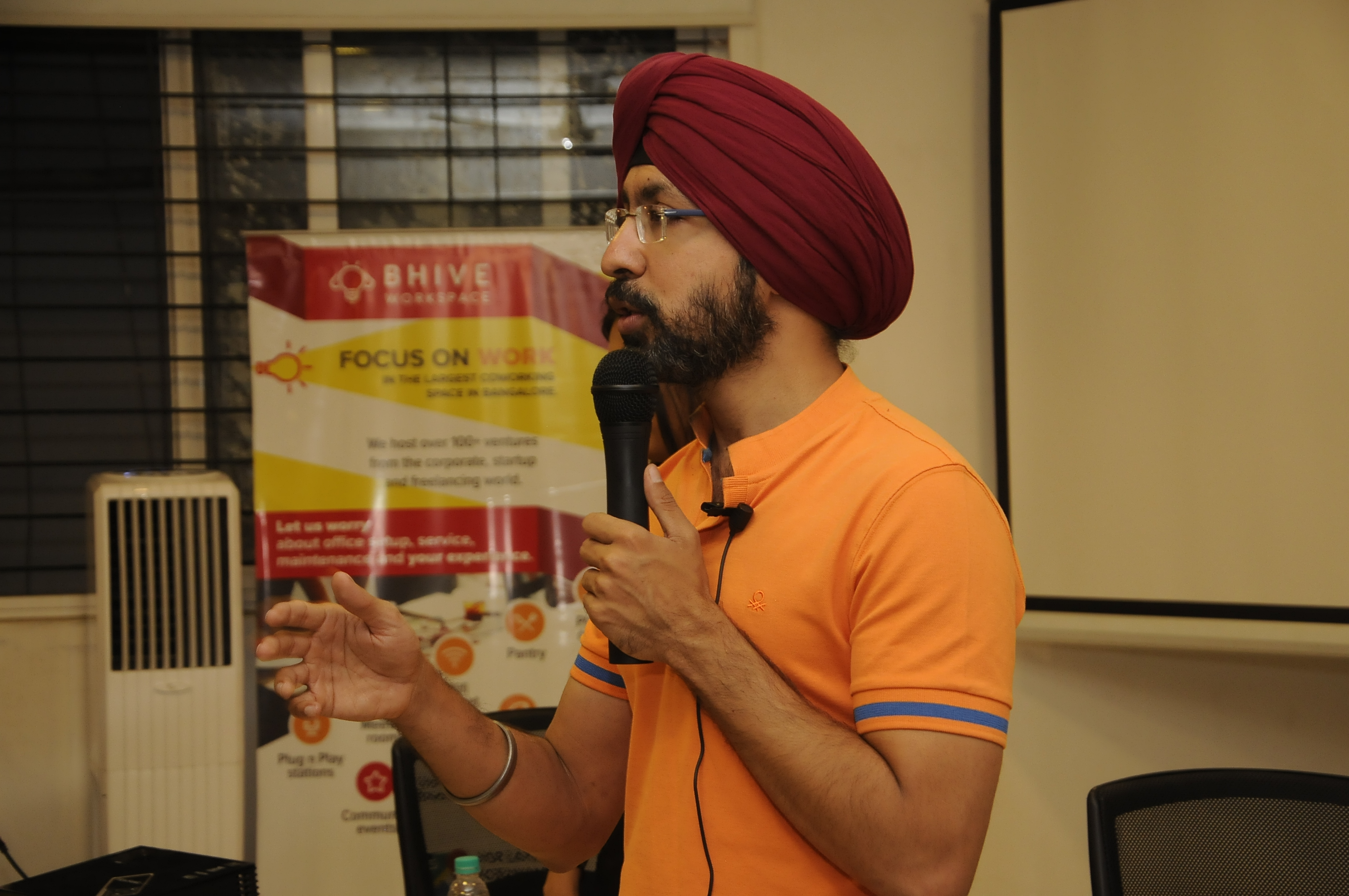 Punit Soni at BHIVE Workspace