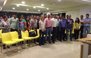 attending a startup event
