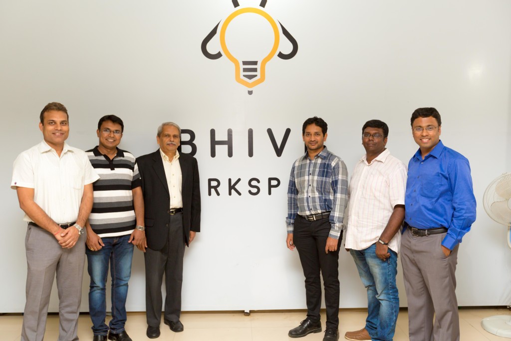 kris Gopalakrishnan with BHIVE team