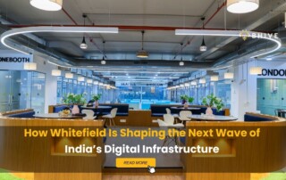 Coworking Space in Whitefield with premium furniture and