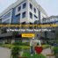 Exterior view of BHIVE Premium HSR Campus, a campus-led workspace in HSR Layout with modern office infrastructure, landscaped outdoor spaces, and lifestyle amenities.
